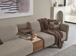Sofa 3 pers Keops+masa decorative