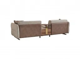 Sofa 3 pers Keops+masa decorative