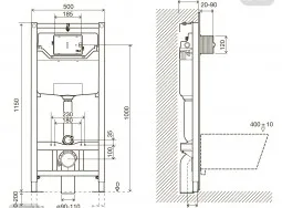 i9120 IMPRESE Instalations for Lavatory bowl
