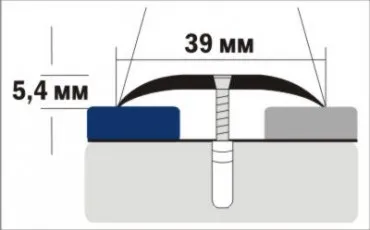 Profil pentru podea A39 NE 90  Argint   thumb-image