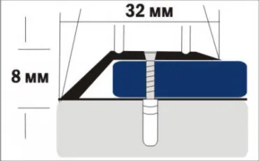 Profil pentru podea C2 NE 270  Argint   thumb-image