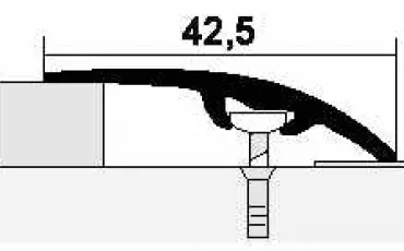 Напольный профиль PV-8 Дуб Темный 135 см thumb-image