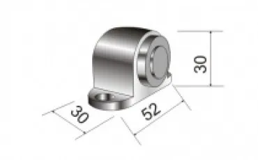 Door stoppers A-80008-01-001 - Aluminum stoppers thumb-image