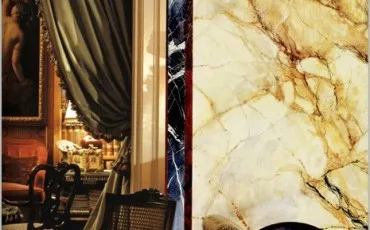 Panouri 1298 Wall with Renessaince style antique Marble Tables Evolution 3 thumb-image