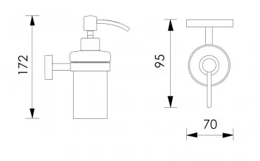 Accessories 170320 IMPRESE Liquid soap dispenser thumb-image