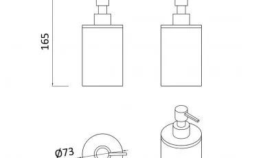 Accessories RJAC025-03WO RJ Liquid soap dispenser thumb-image