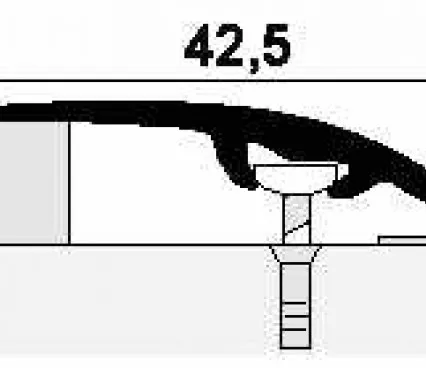 Profil pentru podea PV-8 Stejar Deschis 135 cm image