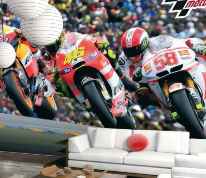 Панно 1593 Moto GP 3 riders Evolution 6 image