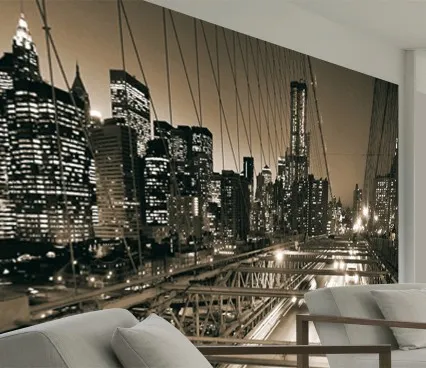 Панно 1573 Skyline from the Brooklyn Bridge Evolution 6 image