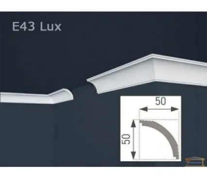 Плинтус потолочный E43   Lux image