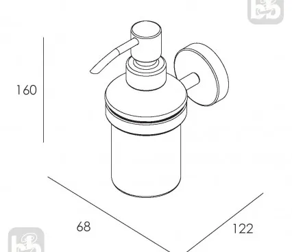 Accessories 171275 IMPRESE Liquid soap dispenser image