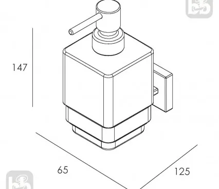 Accessories 171255B IMPRESE Liquid soap dispenser image