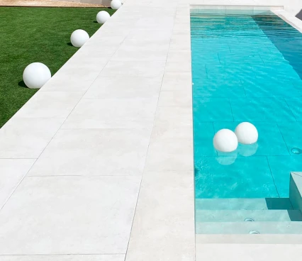 CeramicTiles for swimming pool Cements Ceramic Tile 75*75 cm Snow IN image