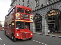 1462 Routemaster bus before Ritz Evolution 5
