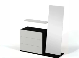 Chest of drawers with mirror Vogue