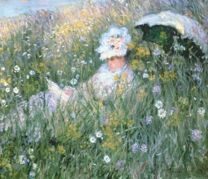 Panels 1425 Claude Monet, Dans La Prairie Evolution 5 image