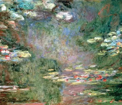 Панно 1421 Claude Monet Water Lilies Evolution 5 image