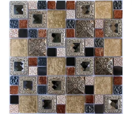 Mosaic A-MGL08-XX-079 Glass mosaic image