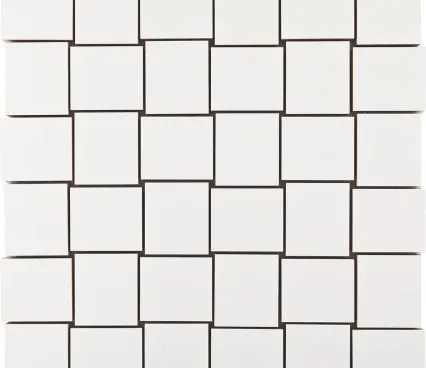 Ceramic tile Blanco Brillo Mozaika (43x49mm) 30x30 image