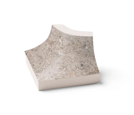 Elements for the pool bowl MDCA ET00 Outer angle corner MAYOR Iconic - 6.5*6.5 cm Stone image