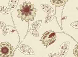 Tapete BOB-26-01-9  Jasmin Motif Teal