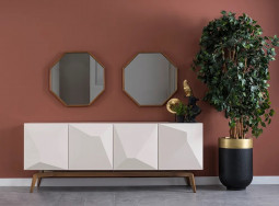 Comode si Tumbe TV Comoda/bufet cu oglinda Diamond