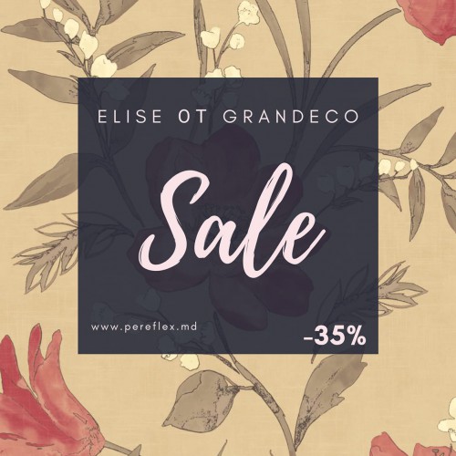 -35% на коллекцию обоев Elise от Grandeco